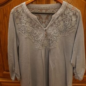 Lace Top Blouse!